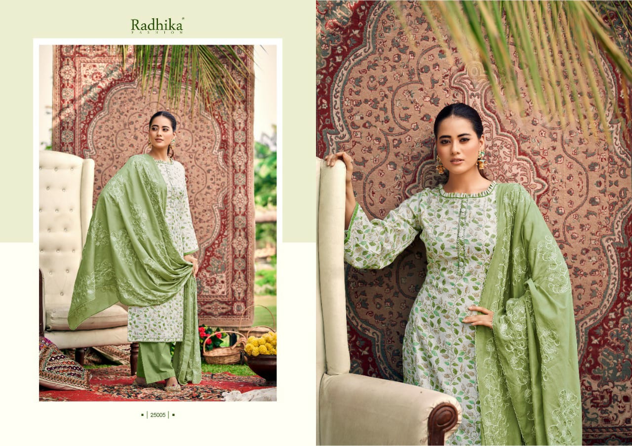 Azara Blossom 9 Casual Daily Wear Cotton Printed Designer Dress Material Collection